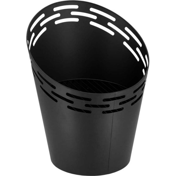 Braséro avec bandes découpées au laser en fer