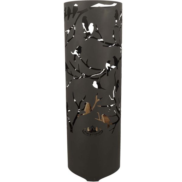 Brasero cylindre découpe laser 39 x 117 cm - 6