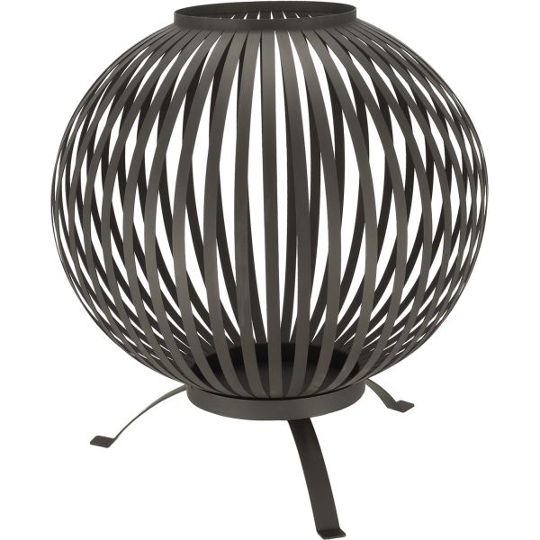Brasero design en acier ajouré 60 x 66 cm - 139