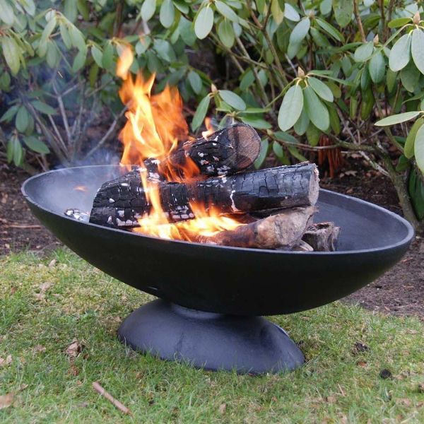 Brasero ovale en fonte - FANCY FLAMES