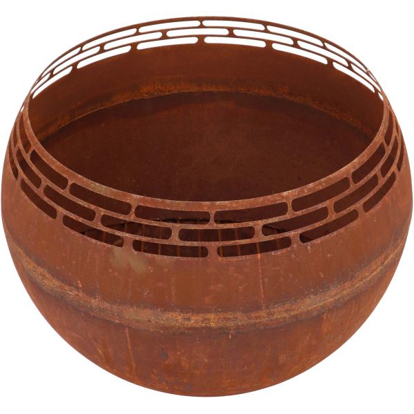 Brasero sphère design en métal - 5
