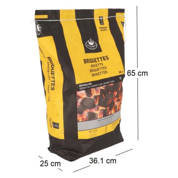 Briquettes de bois combustion 2 heures 10 kg - 9