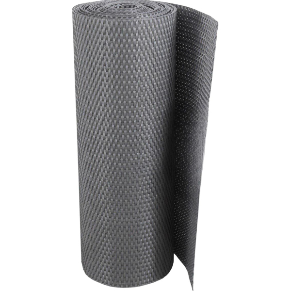 Brise-vue en résine tressée pour balcon et clôture coloris gris clair