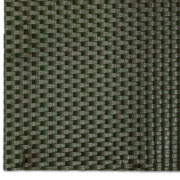 Brise-vue en résine tressée pour balcon et clôture coloris vert - FPH-0141