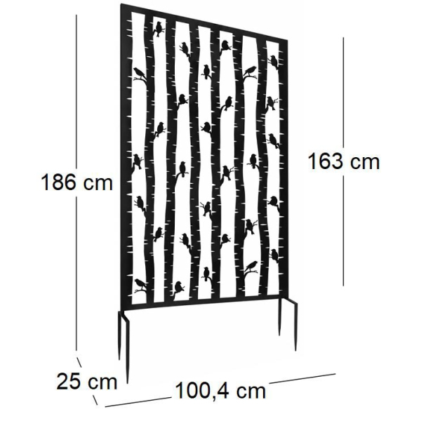 Brise vue treillis en fer - ESS-1234
