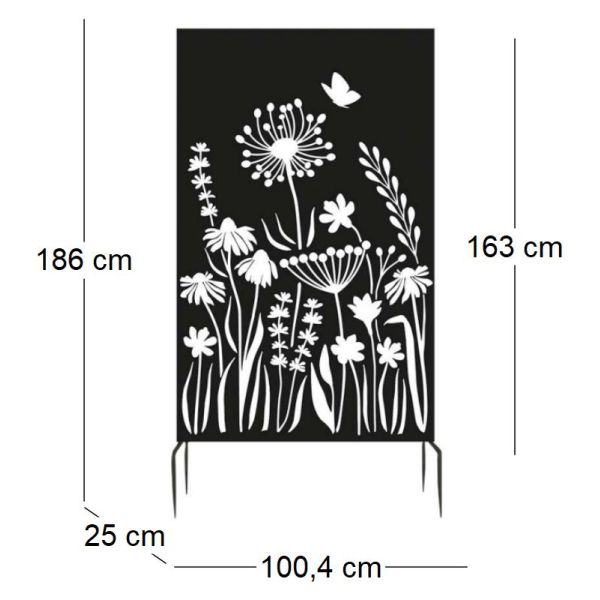 Brise vue treillis en fer - ESS-1235