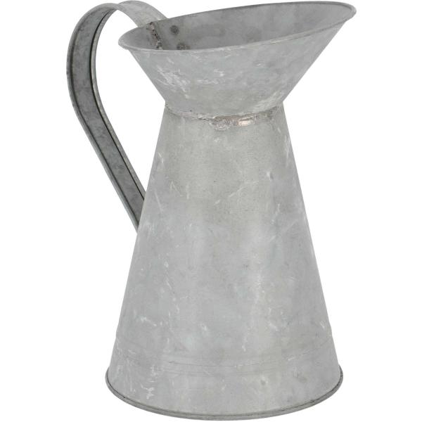 Broc en zinc patiné Vintage - 9,90