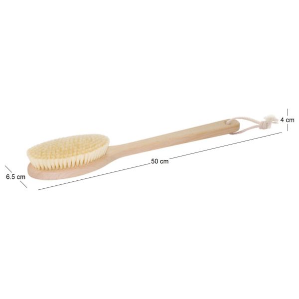 Brosse de bain en hêtre - BUS-0156