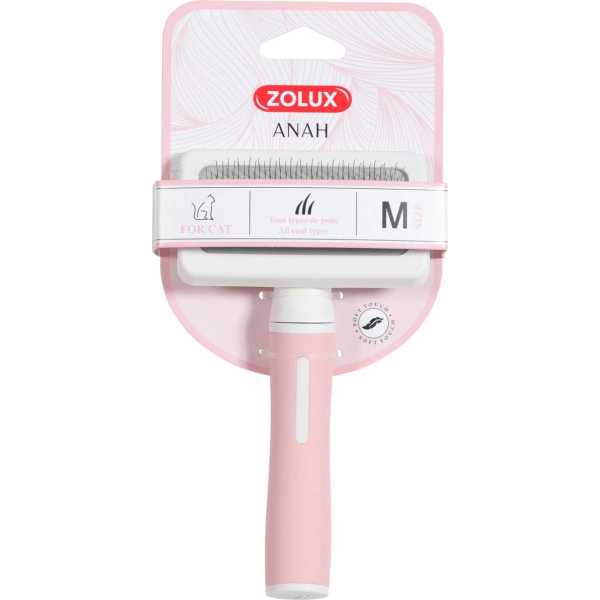 Brosse pour chats avec manche ergonomique Anah - ZOLUX