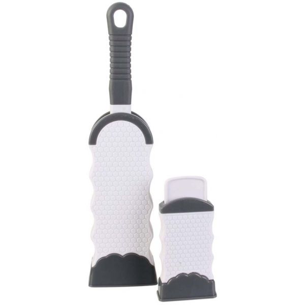 Brosse large + brosse de voyage anti-peluches