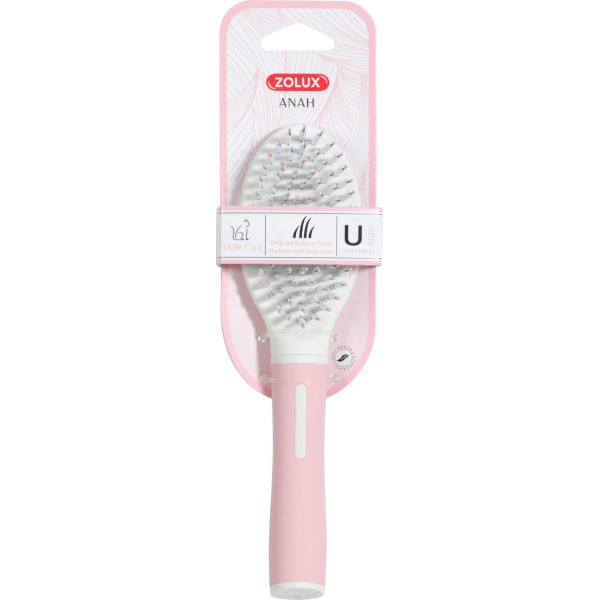 Brosse bi-matière pour chat Anah - ZOL-2527