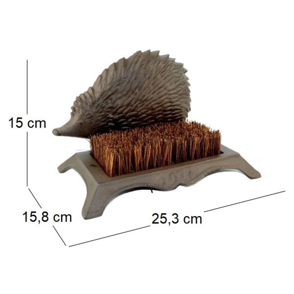 Brosse nettoyage chaussure en fonte et fibre de coco - ESS-1034