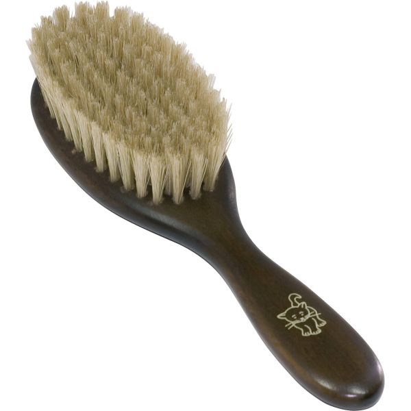 Brosse pelage de chat en soies claires