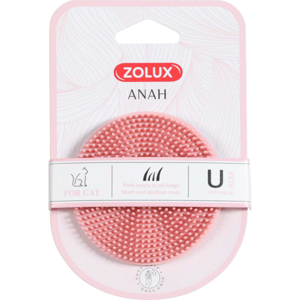 Brosse de toilettage pour chat en caoutchouc Anah - 8,90
