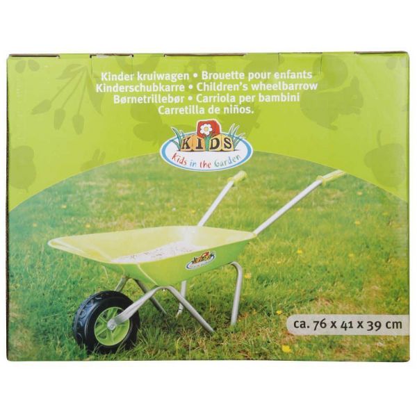 Brouette verte en métal enfant - ESS-0314