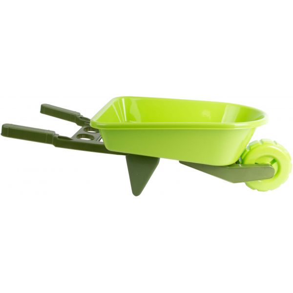 Brouette enfant en plastique vert bi-ton - ESS-1156