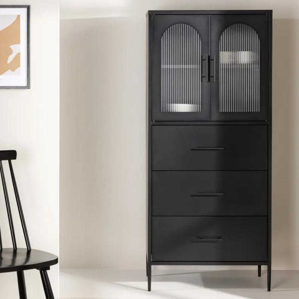 Buffet en acier 70 x 35 x 160 cm La Paz - VENTURE HOME