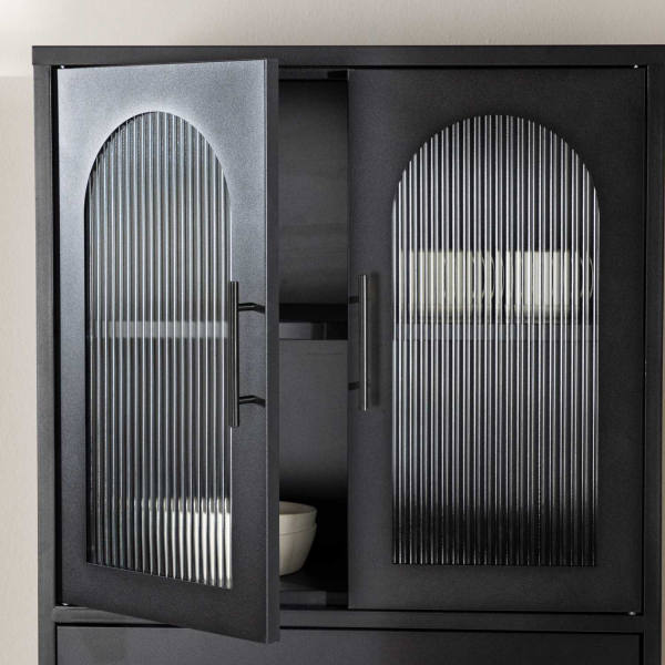 Buffet en acier 70 x 35 x 160 cm La Paz - 7