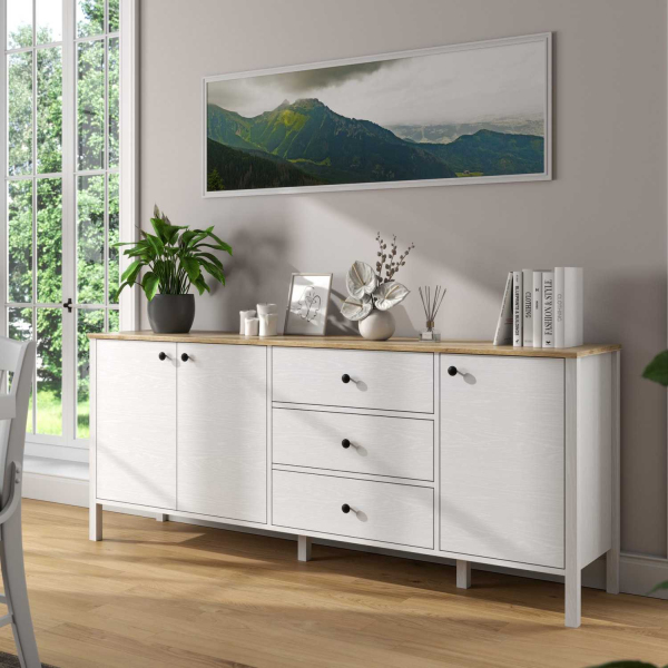 Buffet en aggloméré Frannie - HANAH HOME