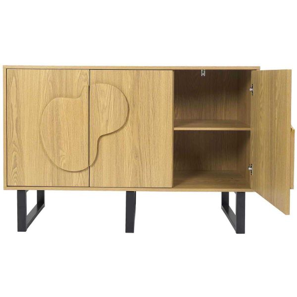 Buffet en mdf et métal Calypso - 5