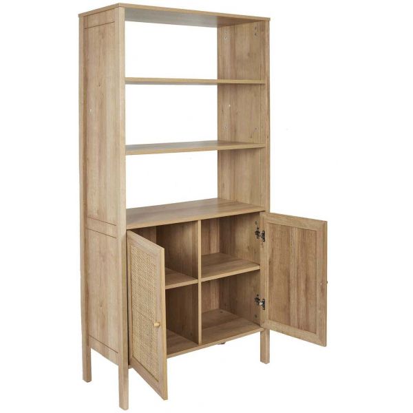 Buffet en bois et rotin Bali - 5