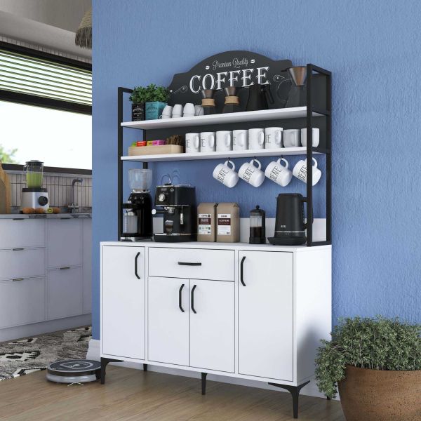 Buffet de cuisine en aggloméré Coffee - HANAH HOME