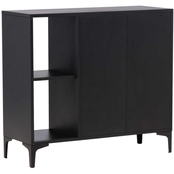 Buffet en métal noir Piring 110 x 42 x 100 cm - 259