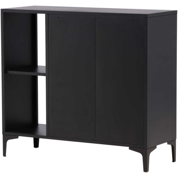 Buffet en métal noir Piring 110 x 42 x 100 cm - 6
