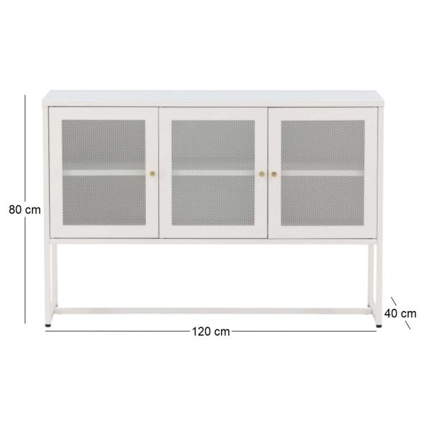 Buffet 3 portes en acier Malla - 7