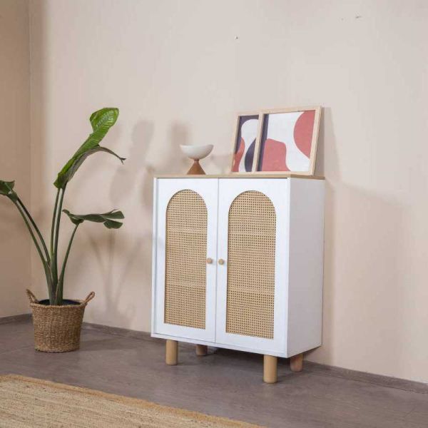 Buffet 2 portes en aggloméré Bohem - HANAH HOME