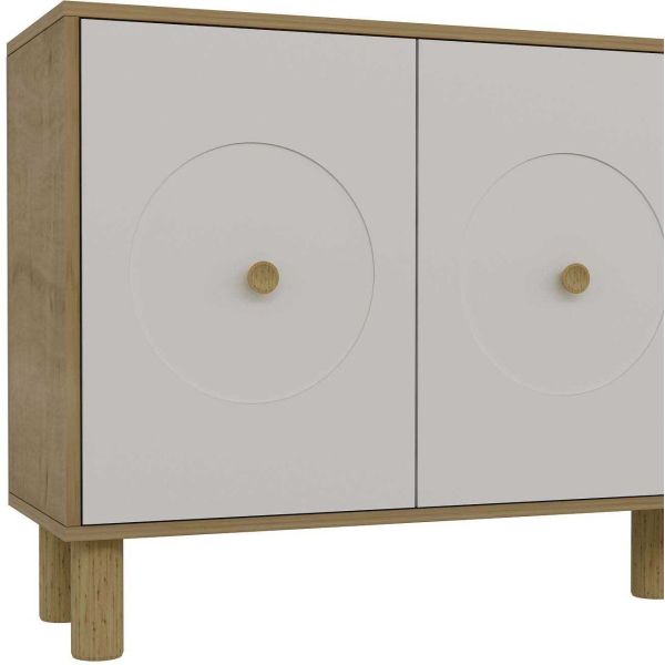 Buffet 4 portes en aggloméré Deren Bohem - 6
