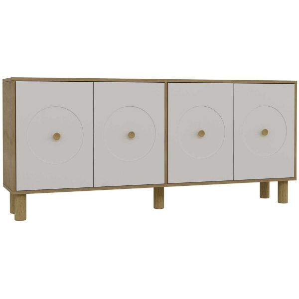 Buffet 4 portes en aggloméré Deren Bohem