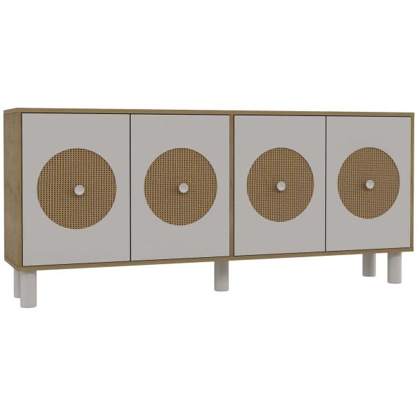 Buffet 4 portes en aggloméré Deren Bohem