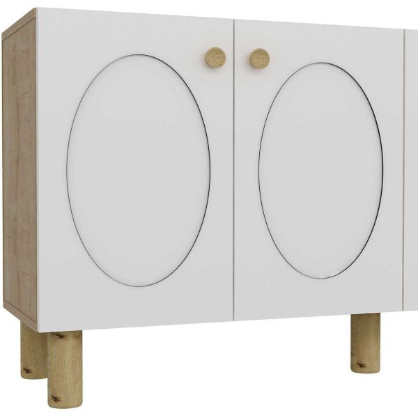 Buffet 4 portes en aggloméré Elisa Bohem - 6