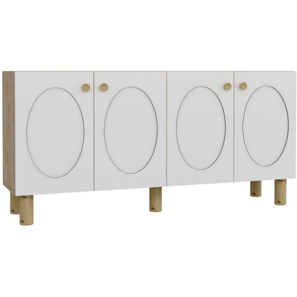 Buffet 4 portes en aggloméré Elisa Bohem