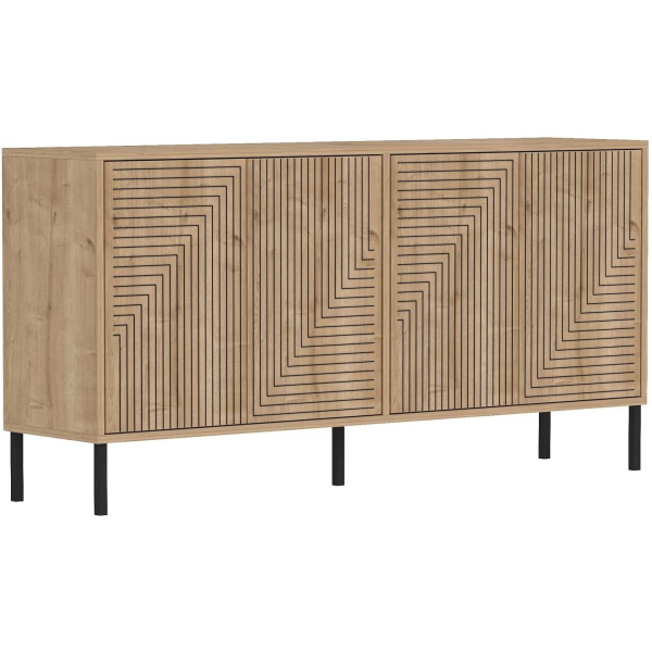 Buffet 4 portes en aggloméré Evolet - 229