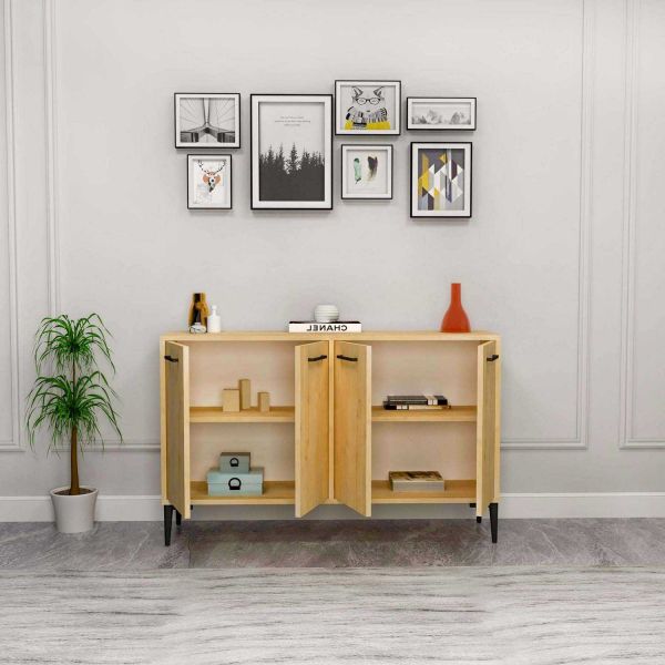 Buffet 4 portes en aggloméré Frezya - 179
