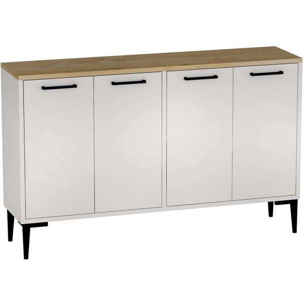 Buffet 4 portes en aggloméré Frezya