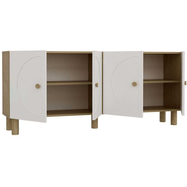 Buffet 4 portes en aggloméré Inci Bohem - 5