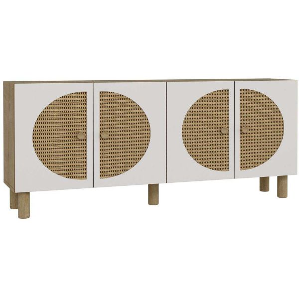 Buffet 4 portes en aggloméré Inci Bohem