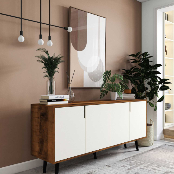 Buffet 4 portes en aggloméré Latina Modern - 5
