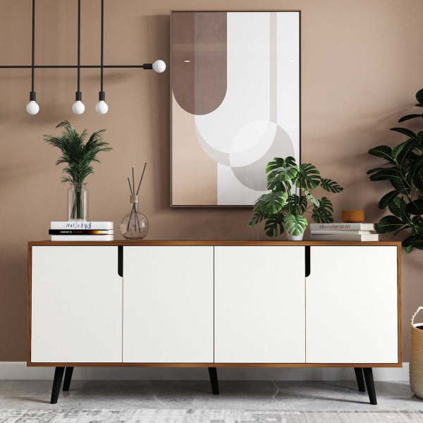 Buffet 4 portes en aggloméré Latina Modern - 6