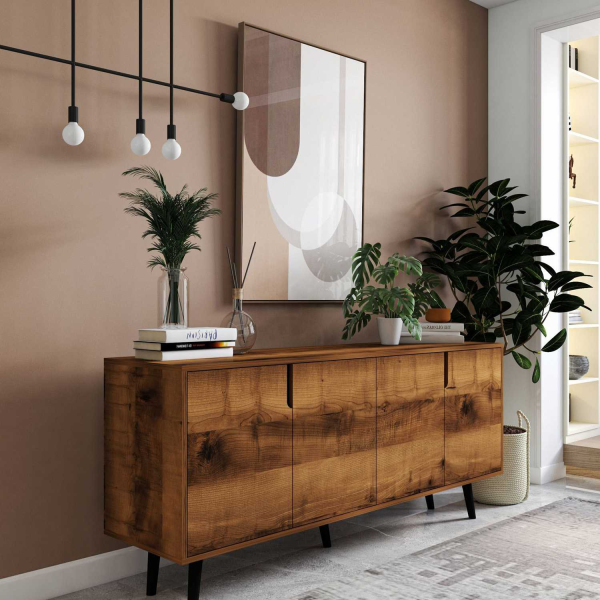 Buffet 4 portes en aggloméré Latina Modern - 5