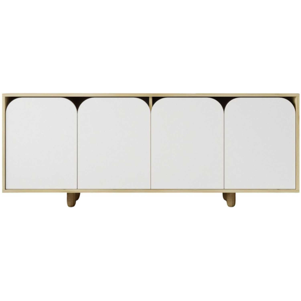 Buffet 4 portes en aggloméré Lazio Bohem