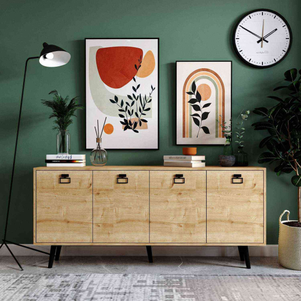 Buffet 4 portes en aggloméré Mirza Modern - 6