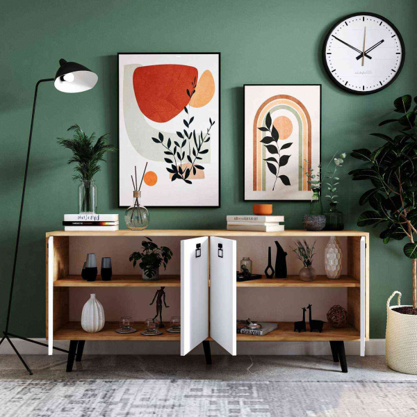 Buffet 4 portes en aggloméré Mirza Modern - 5