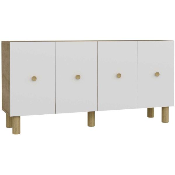Buffet 4 portes en aggloméré Mono Bohem