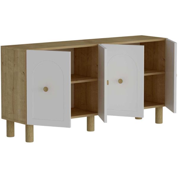 Buffet 4 portes en aggloméré Notre Bohem - 5