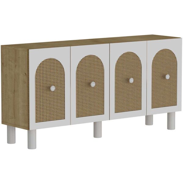 Buffet 4 portes en aggloméré Notre Bohem