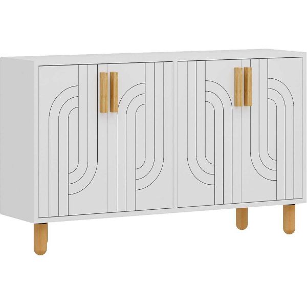 Buffet 4 portes en aggloméré Rodney